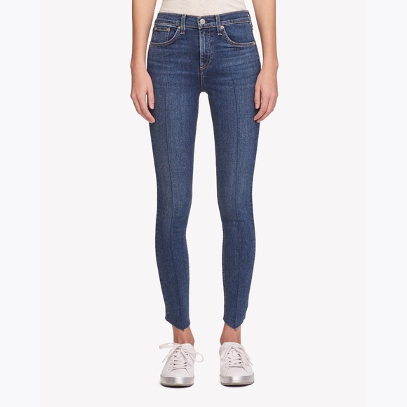 New RAG & BONE High Rise Ankle Skinny Jeans 27 NWT - Picture 2 of 8